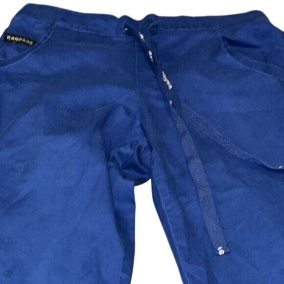 Rampage Womens Blue Drawstring Pants Size SP - Picture 2 of 9